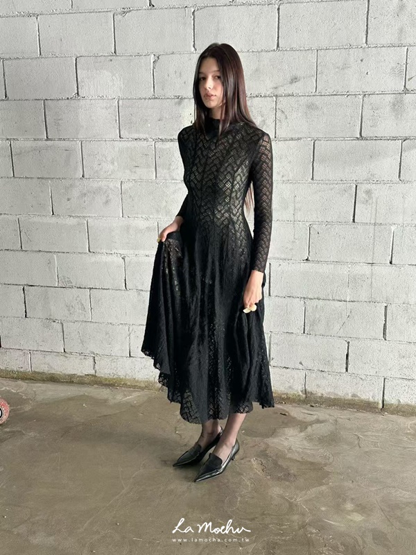 伯爵夫人腰身長洋裝